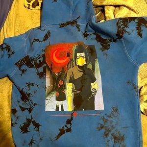 Hypland Sasuke tye dye hoodie